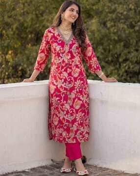 kiana house of fashion Women Printed Kurta Set-picture-27