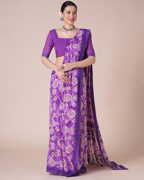Ri-wah Georgette Printed Saree