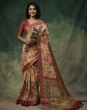 ri-wah Cotton Silk Digital Print Saree-picture-3
