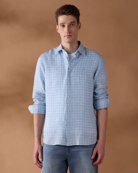 ALDENO Men Checked Regular Fit Shirt