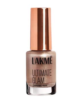 lakme Ultimate Glam Chrome Nail Paint - Brown-picture-23