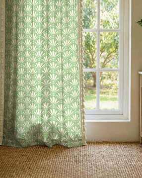 Printed Window Curtain with Eyelets Header-image-47