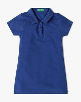 united colors of benetton Girls T-Shirt Dress with Logo Embroidery-picture-10