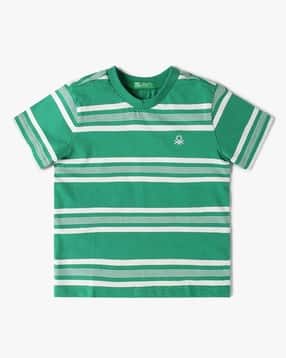 united colors of benetton Boys EPP Striped Regular Fit Round-Neck T-Shirt-picture-35
