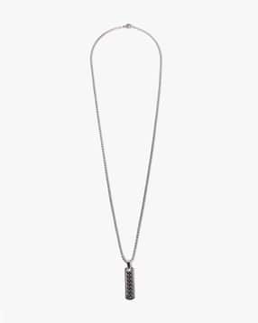 yousta Men Silver-Plated Chain with Pendant-picture-22