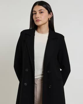 fable street Women Regular Fit Coat with Lapel Collar-picture-17