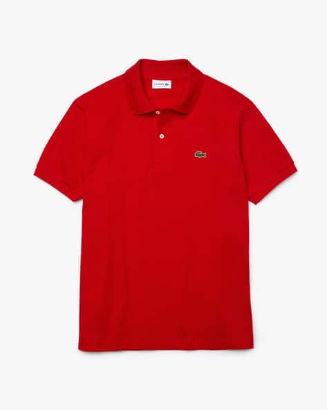 Buy Lacoste Solid Polo T-shirt Online | Ajio.com