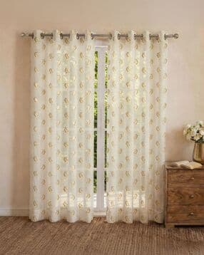 Pack of 2 Printed Door Curtains