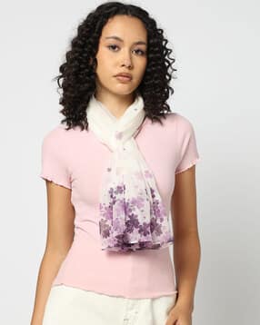 yousta Women Floral Print Scarf-picture-32