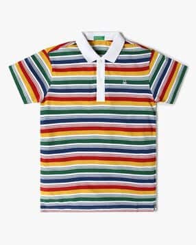 united colors of benetton Boys Striped EPP Regular Fit Polo T-Shirt-picture-13