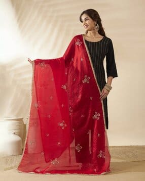 handicraft-palace Women Embroidered Dupatta-picture-17