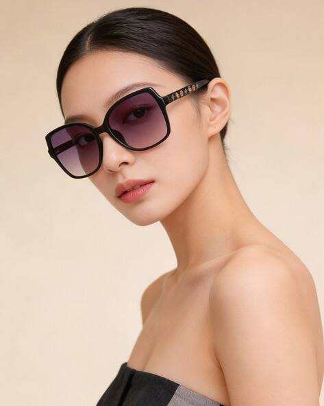 GUESS Women UV Protected Gradient Square Full-Rim Sunglasses - GUS001005501BSG