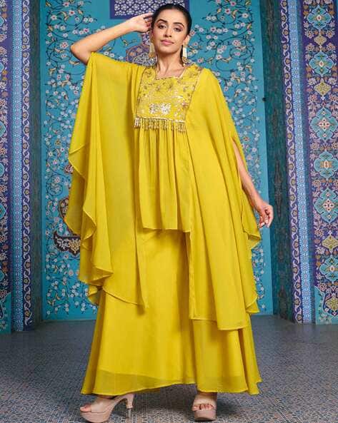 MADHURAM TEXTILES Women Embroidered Flared Kurta Suit Set
