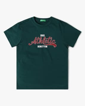 united colors of benetton Boys Athletic Varsity Graphic Print Regular Fit Round-Neck T-Shirt-picture-18