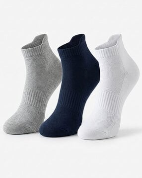 Men Pack of 3 Ankle-Length Socks-image-28