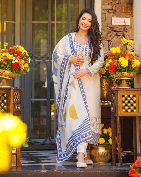 Nyrika Women Printed 3-Piece Kurta Suit Set