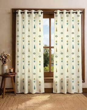 Cotton Printed Curtains - Pack of 2-image-8