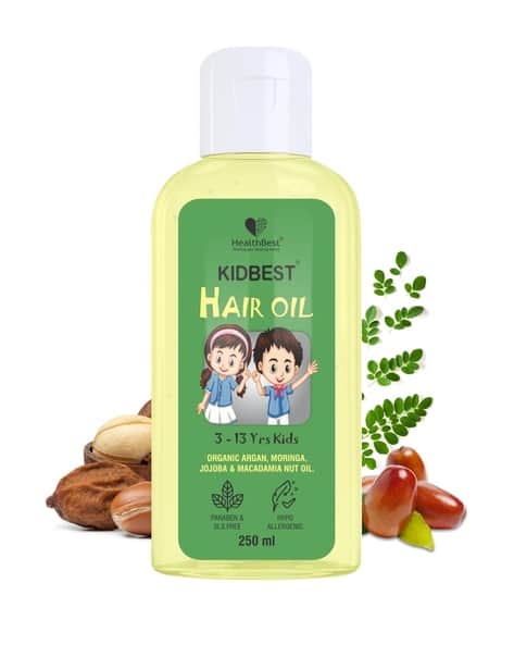 HealthBest Kids Hair Oil for Hair Growth Damaged Hair Tear & Paraben free - 250ml