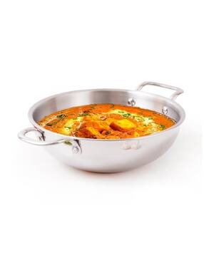 the indus valley Stainless Steel Kadai with Handles-picture-45