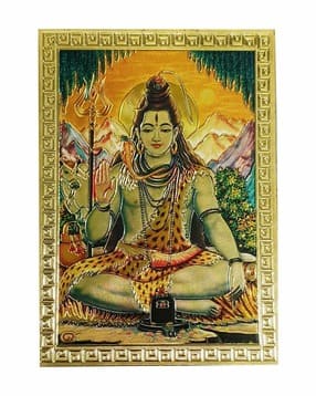 hawai Gold Plated Lord Shiv Sankar Mahadev Self Adhesive-picture-43