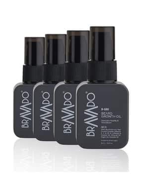 bravado Men Pack of 4 Beard Growth Oil - 120ml-picture-13