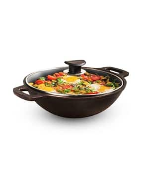 the indus valley Cast Iron Kadai with Lid-picture-10
