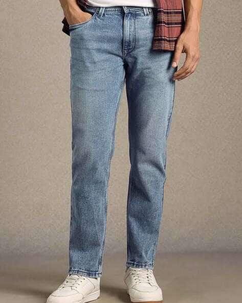 LOUIS PHILIPPE Men Mid Rise Straight Jeans