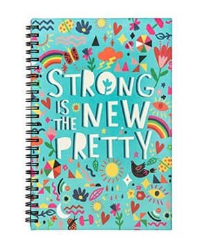 strong is the new pretty spiral notebook