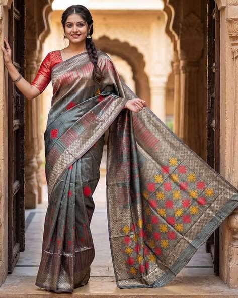 Ri-wah Silk  Woven Designer Saree
