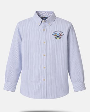 gini and jony Boys Striped Regular Fit Shirt-picture-6