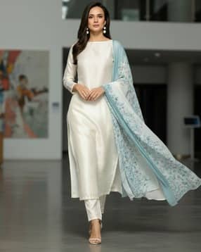 nyrika Women Embroidered Straight Kurta Suit Set-picture-20