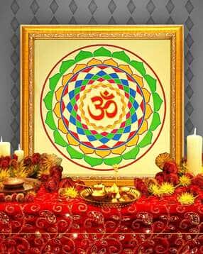 hawai Wooden Framed 24k Gold Plated Om Photo-picture-15
