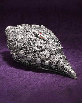 touch925 Pure Silver Ganesha Shankh Idol-picture-53