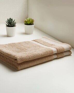 spaces Set of 2 Hand Towels with Striped Detail-picture-12