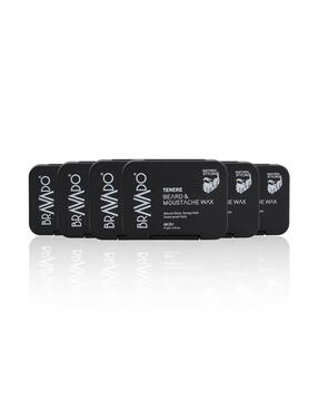 bravado Men Pack of 6 Non-Sticky Beard & Moustache Wax-picture-12