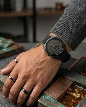 Men Analogue Wrist Watch with Butterfly Clasp - 902-image-7