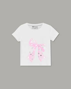 fame forever by lifestyle Girls Printed  Round-Neck T-Shirt-picture-48