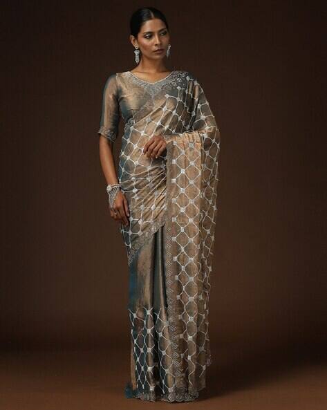 Saree mall Embroidered Chiffon Saree