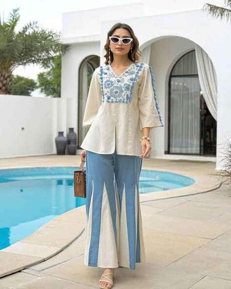 Nyrika Women Embroidered 2-Piece Co-Ord Set