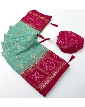indie picks Floral Print Mysore Crepe Silk Saree-picture-37