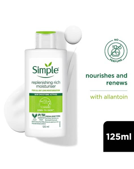 Simple Kind to Skin Replenishing Rich Moisturiser for All Day-Long Moisturisation