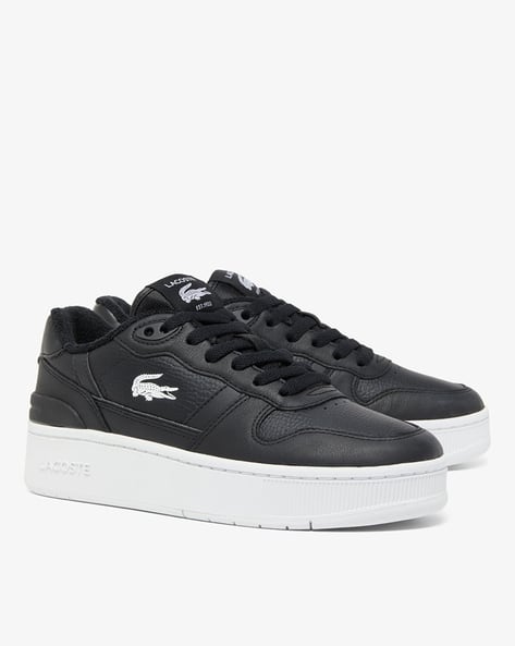 LACOSTE Round-Toe Sneakers with Lace Fastening