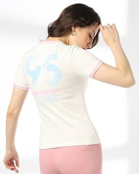 teamspirit Women Graphic Ringer T-Shirt-picture-48