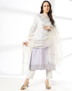 avaasa mix n' match Women Poly Chanderi Printed Dupatta-picture-12