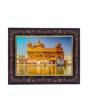 hawai Feng Shui Vastu Remedies Wooden Framed Golden Temple Amritsar Photo -picture-31