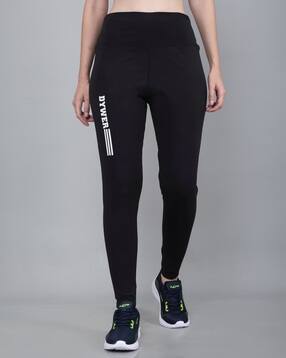 buda jeans co Women Typographic Print Fitted Track Pants-picture-16