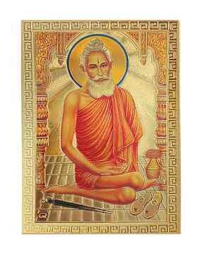 hawai Baba Lokenath Adhesive Small Pocket Size Gold Plated-picture-37
