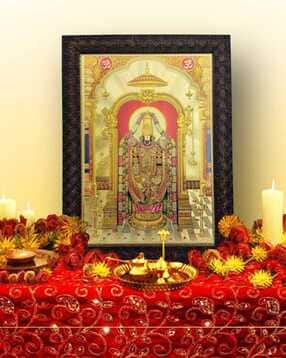 hawai Gold Plated Shree Venkateshwara Tirupati Balaji  Photo-picture-43