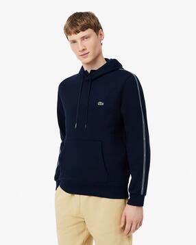 lacoste Logo Stripe Zipped Hoodie-picture-12