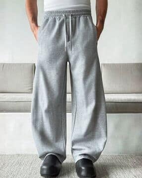 rockwell Men Straight Track Pants with Drawstring Waist-picture-32
